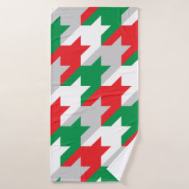 Conjunto De Toalhas Holiday Houndstooth