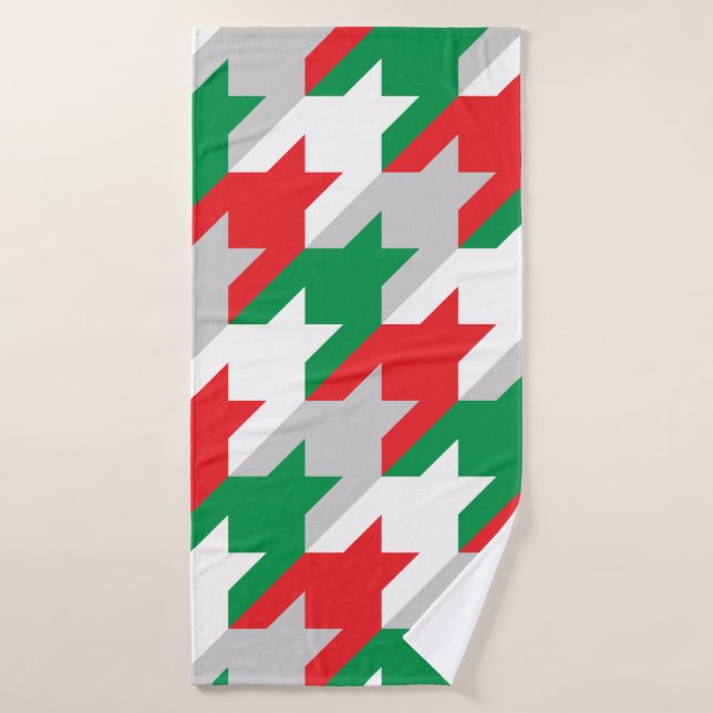 Conjunto De Toalhas Holiday Houndstooth (Toalha de Banho)