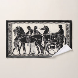 Conjunto De Toalhas homens e cavalos romanos antigos