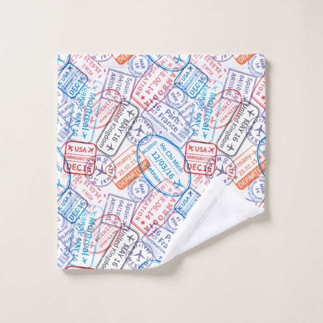 Conjunto De Toalhas ícone viagem (Pano de lavar)