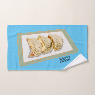 Conjunto De Toalhas Ilustração de desenho animado de Jiaozi / Chinês D