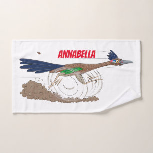 Conjunto De Toalhas Ilustração de desenho animado engraçado do pássaro