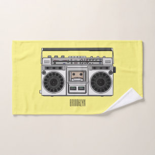 Conjunto De Toalhas Ilustração de desenho de rádio