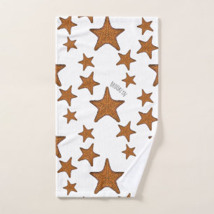 Conjunto De Toalhas Ilustração de desenho de Starfish