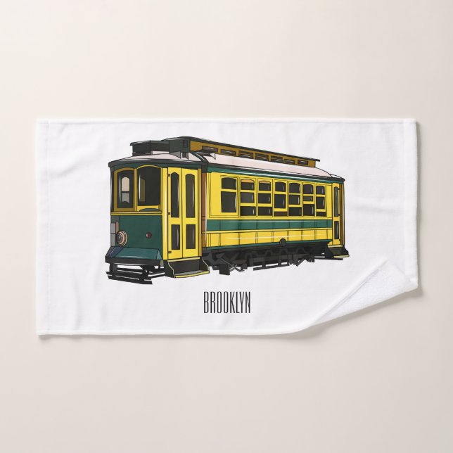 Conjunto De Toalhas Ilustração de desenho do carrinho de Mata (Toalha de mão)