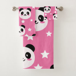 Conjunto De Toalhas Ilustração de Panda