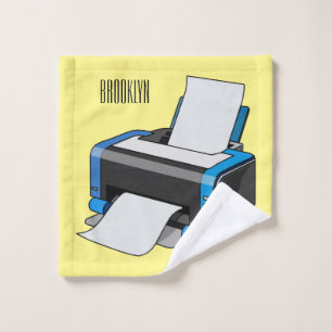 Conjunto De Toalhas Ilustração do desenho da impressora