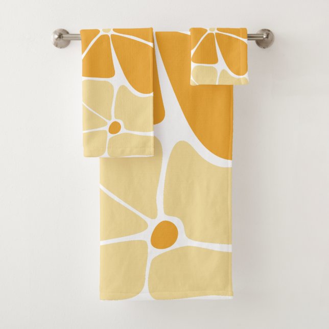 Conjunto De Toalhas Ilustração Floral (Insitu)