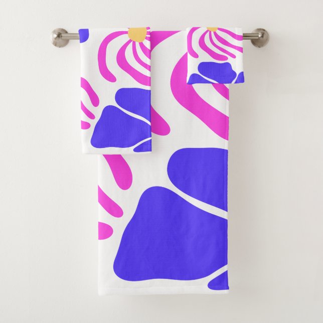 Conjunto De Toalhas Ilustração Floral (Insitu)