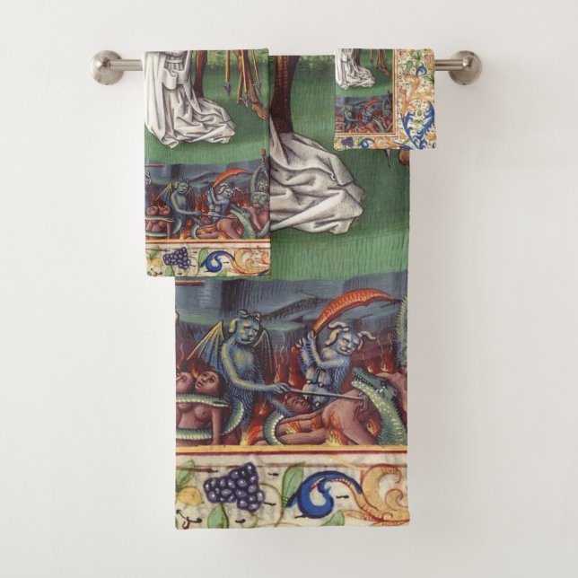 Conjunto De Toalhas Ilustração Medieval de São Bernardo de Claraval (Insitu)