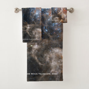 Conjunto De Toalhas Imagem 2022 do James Webb Tarantula Nebula Hi-Res