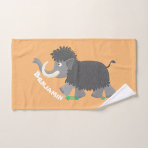 Conjunto De Toalhas Imagem de desenho animado de mamute boazona