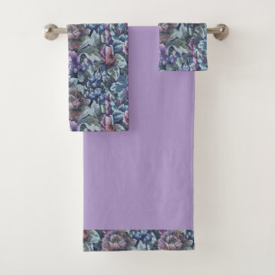 Conjunto De Toalhas Imagem do Padrão Floral do Sofá da Vovó