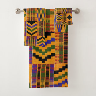 Conjunto De Toalhas Impressão africano V1