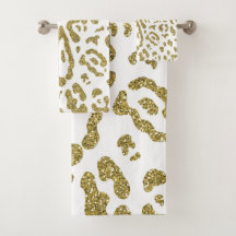 Impressão de Animal Leopardo Cheetah Branco Brilho
