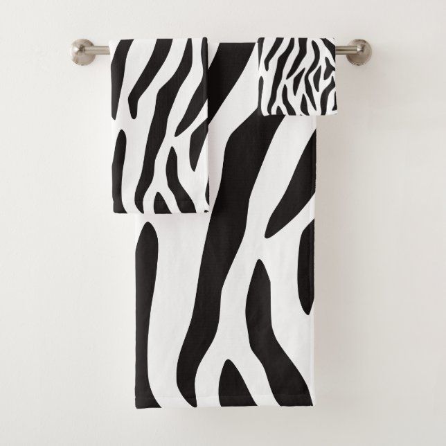 Conjunto De Toalhas Impressão de padrão animal (Insitu)