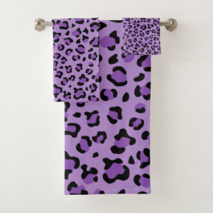 Conjunto De Toalhas Impressão Leopardo, Manchas Leopardo, Leopardo Rox