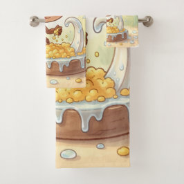 Conjunto De Toalhas In Search of Blossom Gold.2