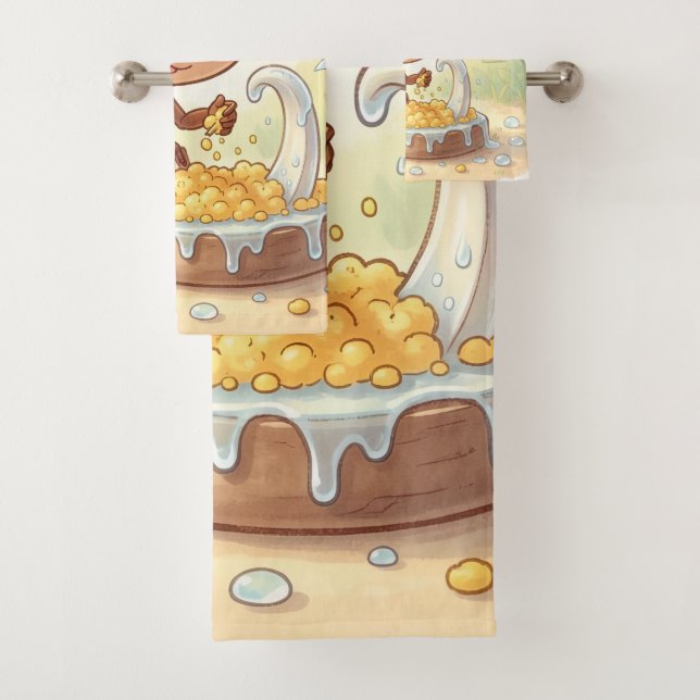 Conjunto De Toalhas In Search of Blossom Gold.2 (Insitu)