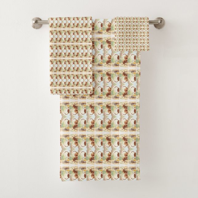 Conjunto De Toalhas In Search of Blossom Gold.2 (Insitu)