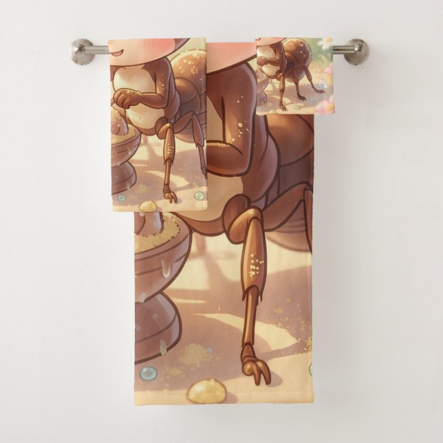 Conjunto De Toalhas In Search of Blossom Gold.9 (Insitu)