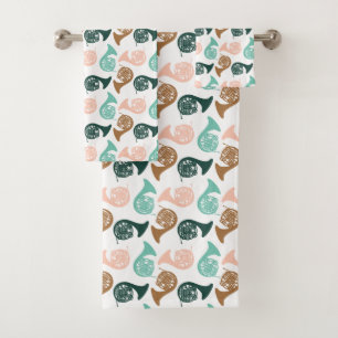 Conjunto De Toalhas Instrumento Musical De Presente Do Jogador Horn Fr