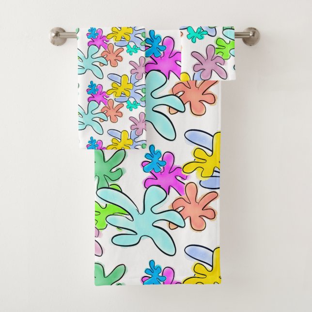 Conjunto De Toalhas Intermitência de cor (Insitu)