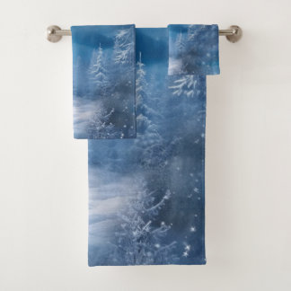 Conjunto De Toalhas INVERNO no Magnífico Mundo de Fantasia