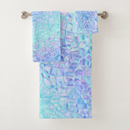 Conjunto De Toalhas iridescência gélida :