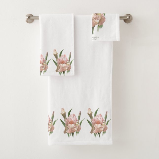 Conjunto De Toalhas Íris Rosa Corada (Insitu)