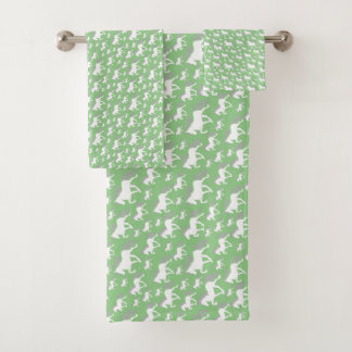 Conjunto De Toalhas Islandpferdeherde grün