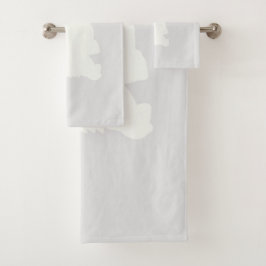 Conjunto De Toalhas Izzie The Westie