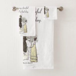 Conjunto De Toalhas Jane em Horseback - Jane Austen Orgulho e Preconce