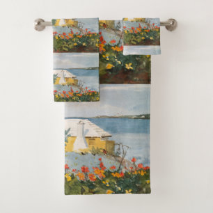 Conjunto De Toalhas Jardim da Flor do Winslow e Bermudas do Bungalow