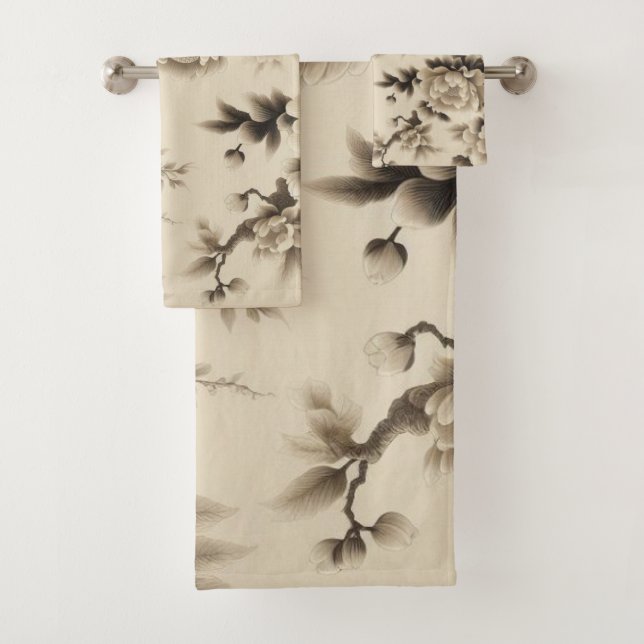 Conjunto De Toalhas Jardim das Flores 29 Torres de Banho (Insitu)