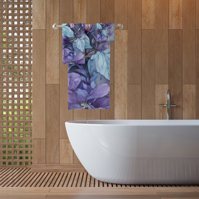 Conjunto De Toalhas Jardim de Periwinkle (Criador carregado)