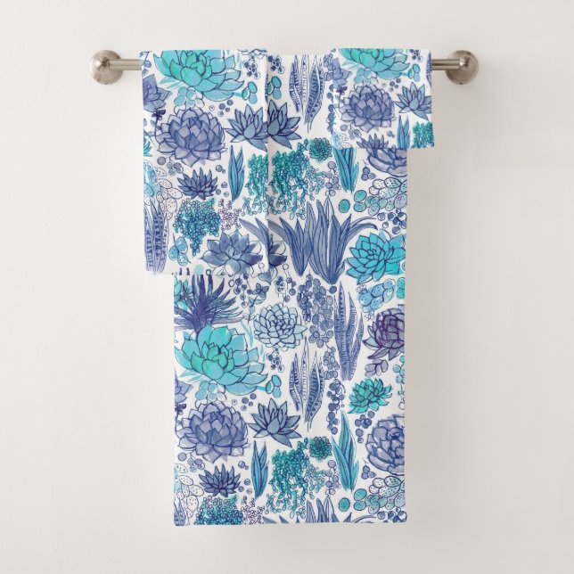 Conjunto De Toalhas Jardim de Sucultura (Insitu)
