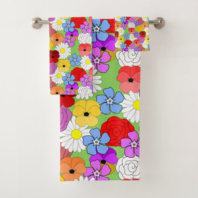 Conjunto De Toalhas Jardim Flor (Insitu)