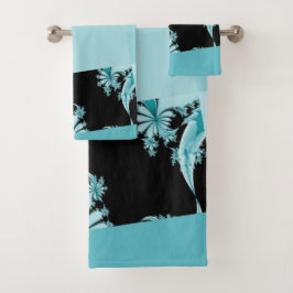 Conjunto De Toalhas Jardim fractal no céu