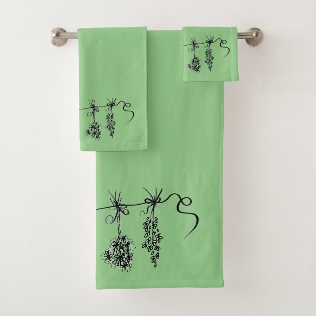 Conjunto De Toalhas Jardim Herbário (Insitu)