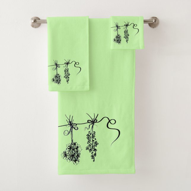 Conjunto De Toalhas Jardim Herbário (Insitu)