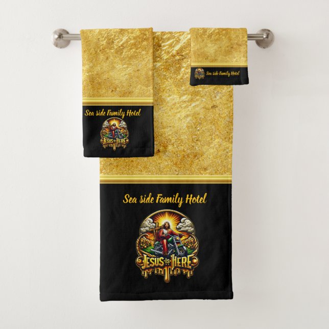 Conjunto De Toalhas Jesus Cavalga em Direção à Nossa Salvação (B) (Insitu)