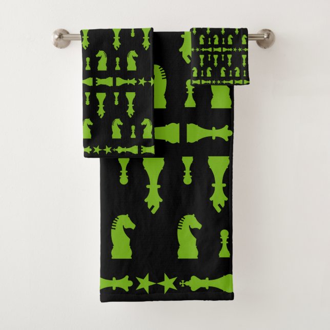 Conjunto De Toalhas Jogadores de Xadrez Competitivos (Insitu)