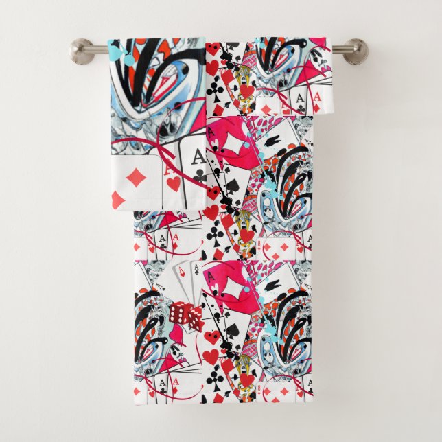 Conjunto De Toalhas Jogos de Cartas (Insitu)