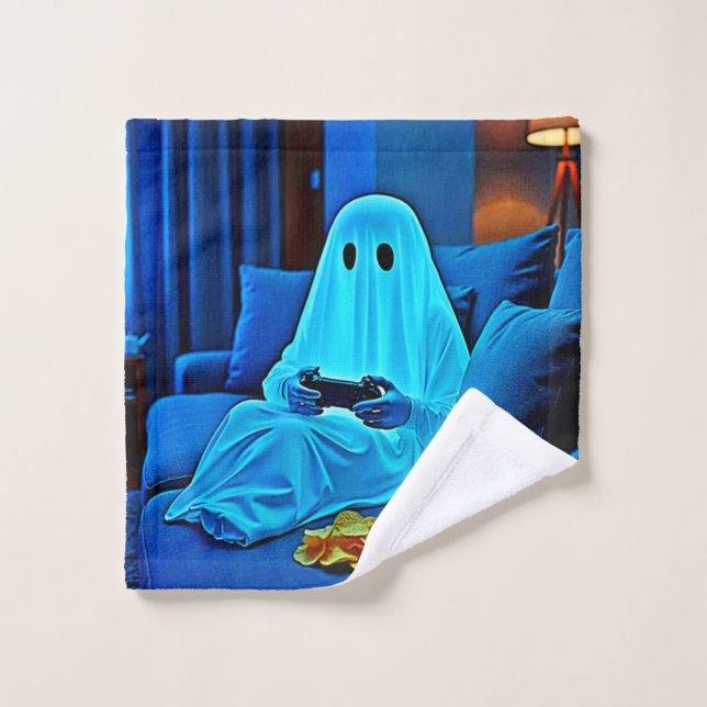 Conjunto De Toalhas Jogos De Fantasma Cozy Night In Design (Pano de lavar)
