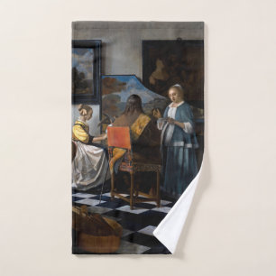 Conjunto De Toalhas Johannes Vermeer - O concerto