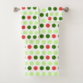 Conjunto De Toalhas Jolly Holiday Polka Dots