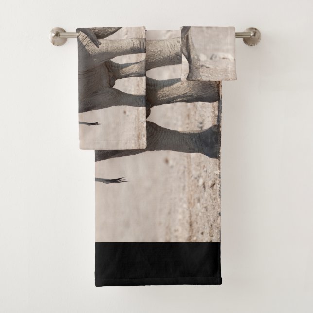 Conjunto De Toalhas Jovens elefantes rebeldes (Insitu)