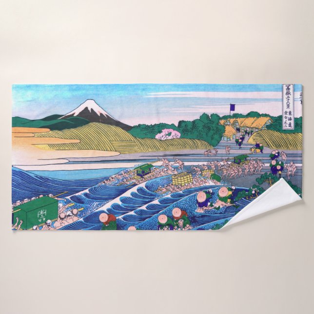 Conjunto De Toalhas Katsushika Hokusai - Fuji do Kanaya no Tokaido (Toalha de Banho)