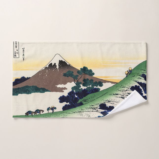 Conjunto De Toalhas Katsushika Hokusai - passe de inume, província de  (Toalha de mão)